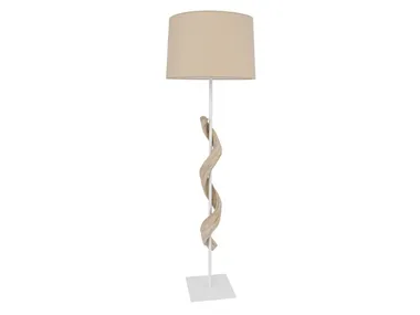 LIANA - Wooden floor lamp _ Flam & Luce